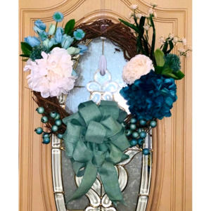 Handcrafted Spring Bouquet Wreath